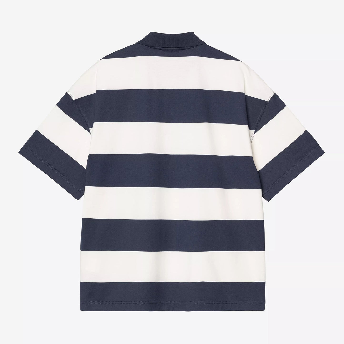 S/S Delray Polo - Delray Stripe / Blue