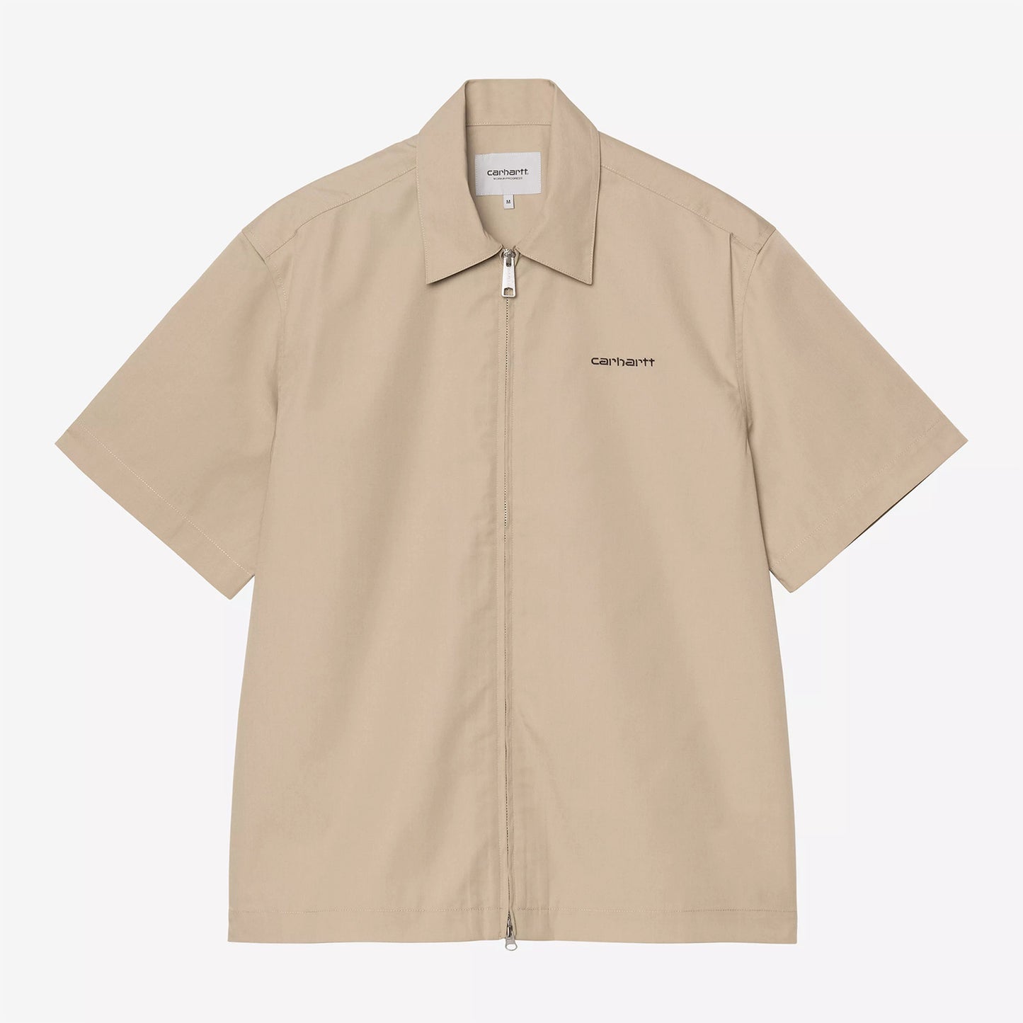 S/S Postal Zip Shirt - Iroko / Black