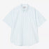 S/S Royce Shirt, Royce Stripe - Icaria / White