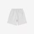 W' Brenta Sweat Short - Ash Heather / White, heavy stone wash