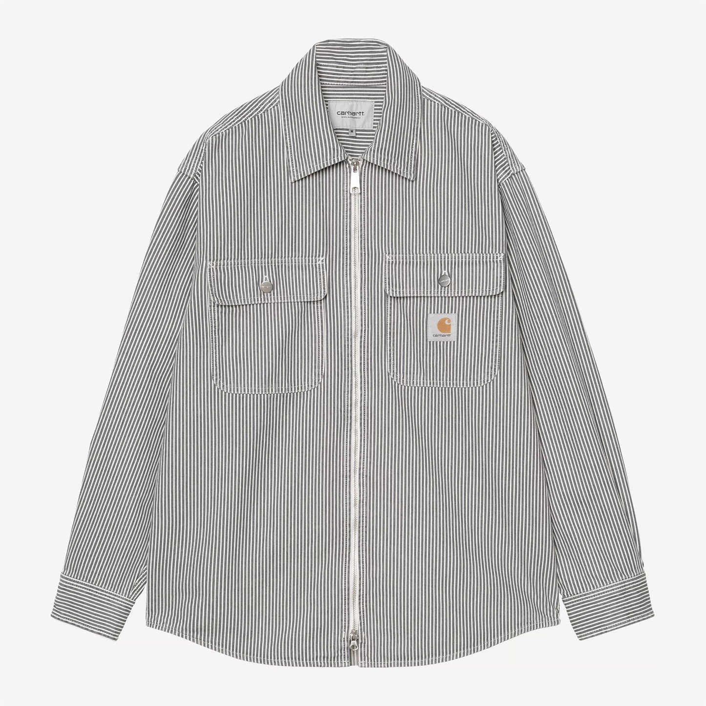 Mercer Shirt Jac, Mercer Stripe - Graphite / Stone Washed