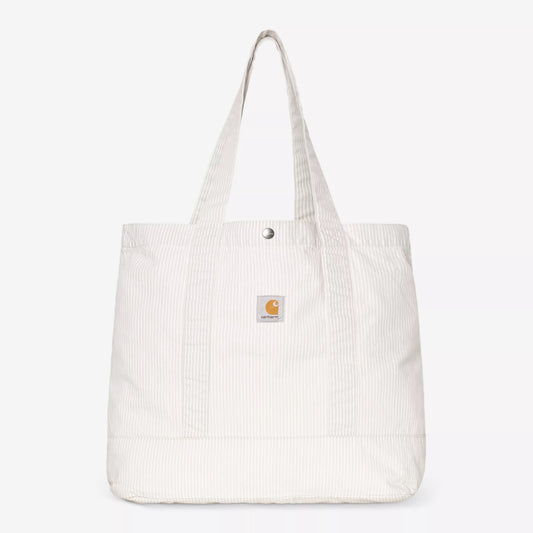 Mercer Tote Bag, Mercer Stripe - Graphite / Bleached