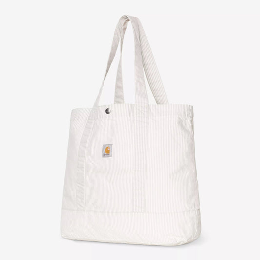 Mercer Tote Bag, Mercer Stripe - Graphite / Bleached