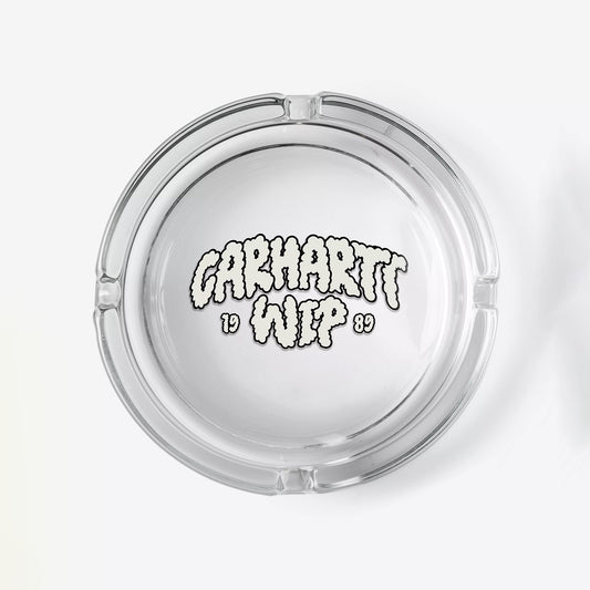 Cloud Script Ashtray - Clear
