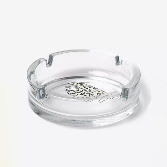 Cloud Script Ashtray - Clear