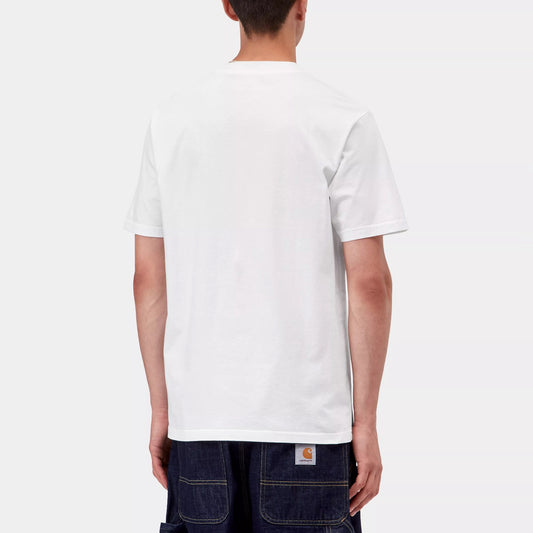 S/S Slingshot T-Shirt - White (Heavy Enzyme Wash)