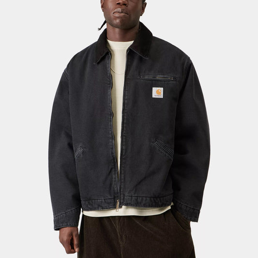 OG Detroit Jacket - Black / Black stone washed