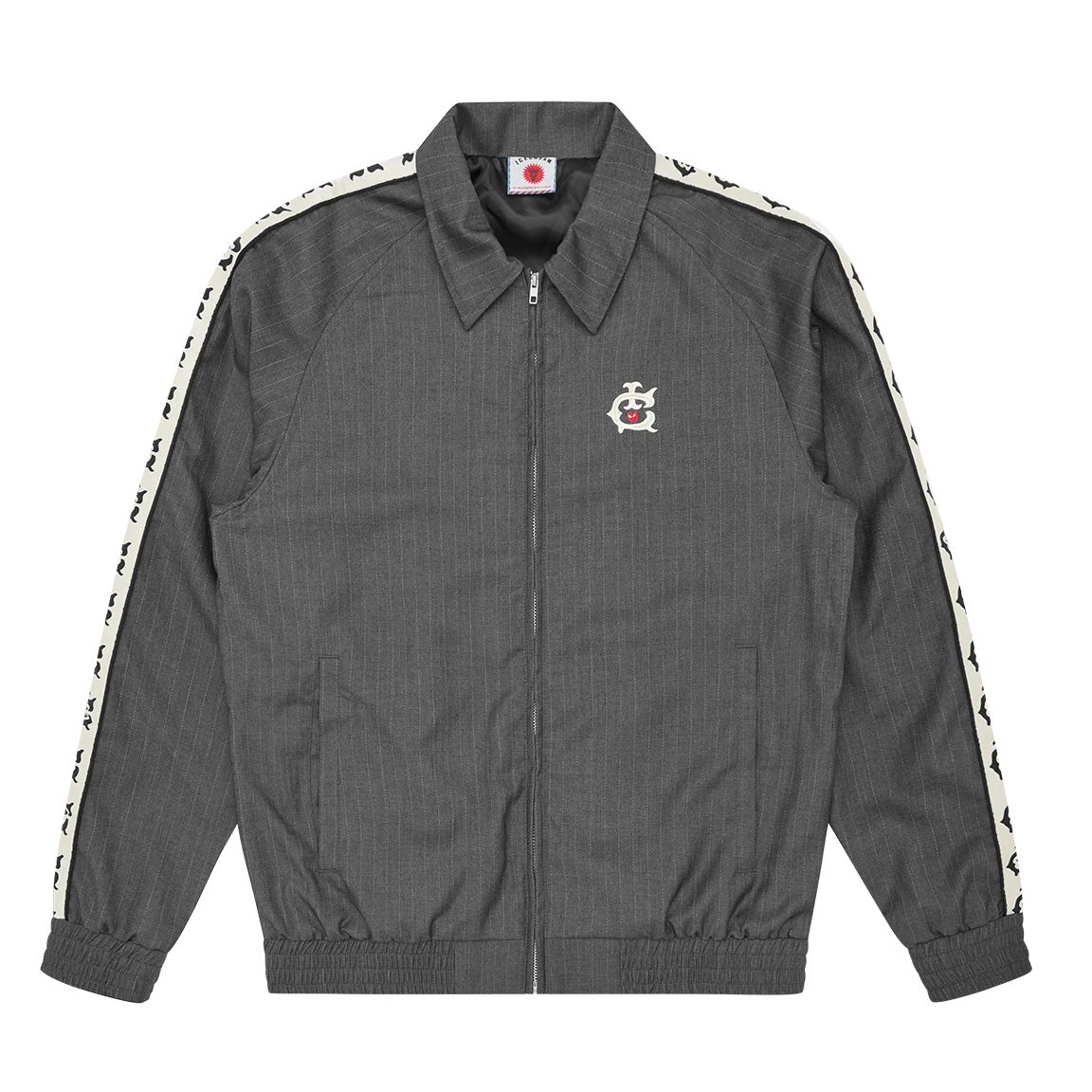 Team IC Pinstripe Track Jacket - Grey