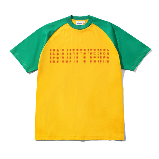 Stars Raglan Tee - Green / Gold