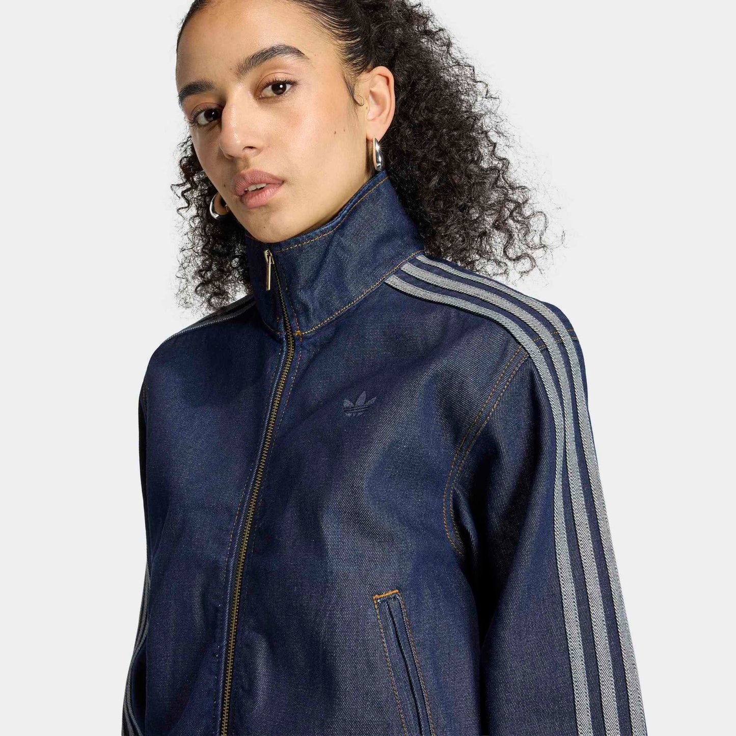 Women's Firebird Denim Track Top - Indigo