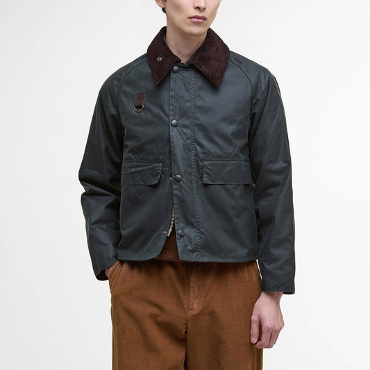 Spey Slim Waxed Jacket - Sage