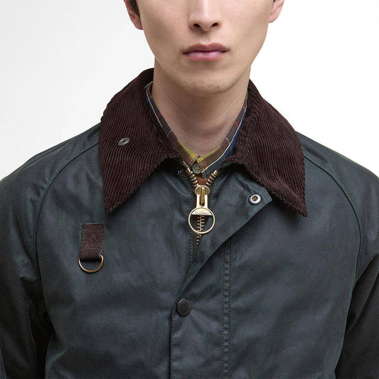 Spey Slim Waxed Jacket - Sage