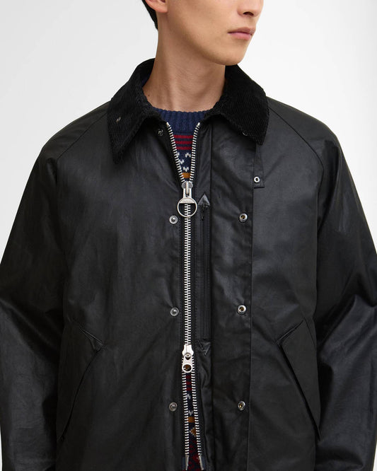 Transport Waxed Jacket - Black