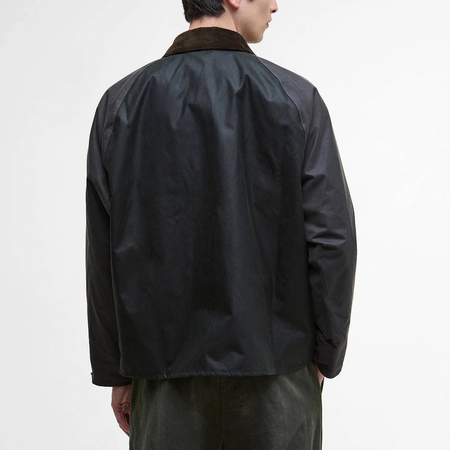 Patchwork Transport Waxed Jacket - Sage Multi