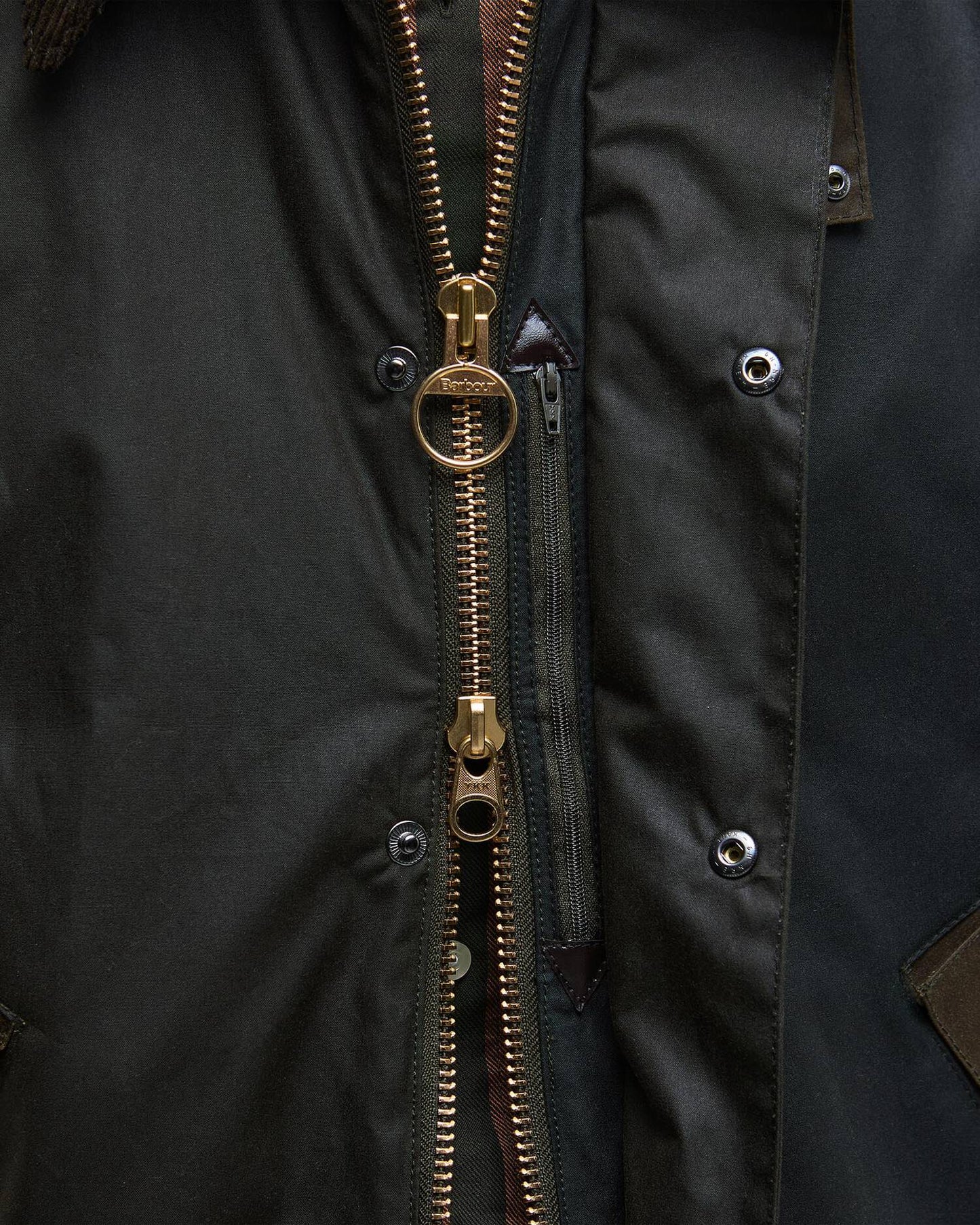 Patchwork Transport Waxed Jacket - Sage Multi