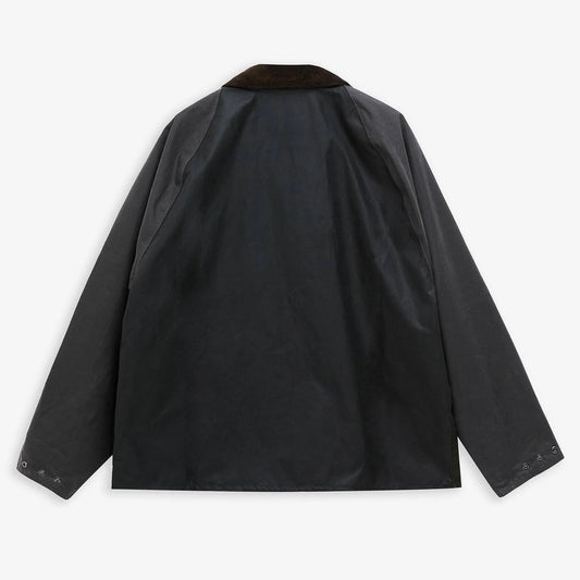 Patchwork Transport Waxed Jacket - Sage Multi