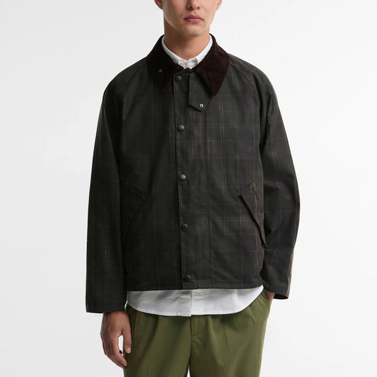 Tartan Transport Waxed Jacket - Dark Tartan