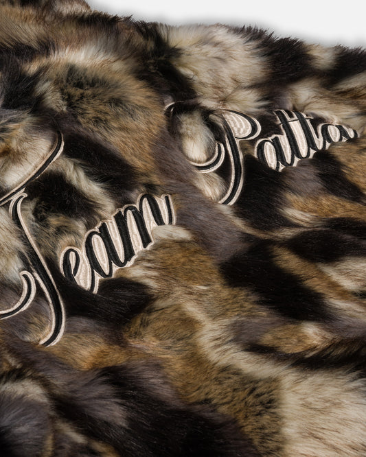 Faux Fur Patchwork Jacket - Multi