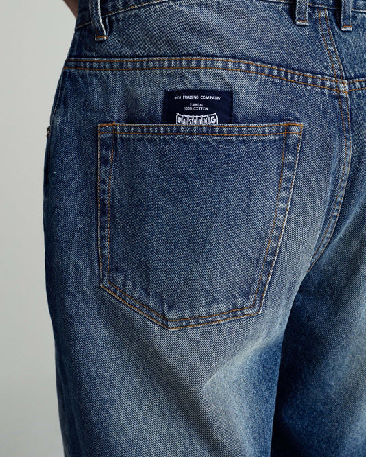 Longer DRS Short - Washed Denim