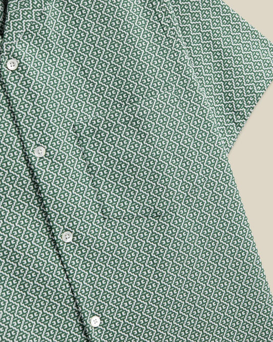 Portuguese Tile Shirt - Green