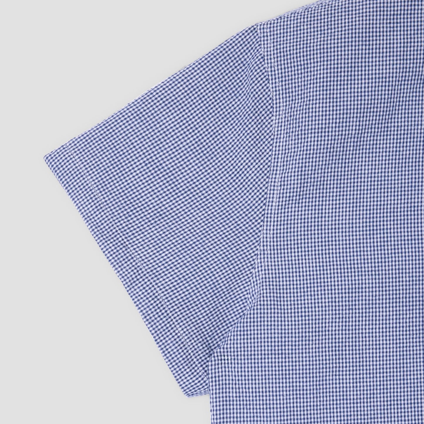 SS Flannel Shirt - Blue Gingham