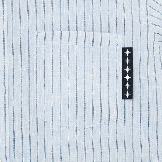 Striped SS Shirt - Light Blue