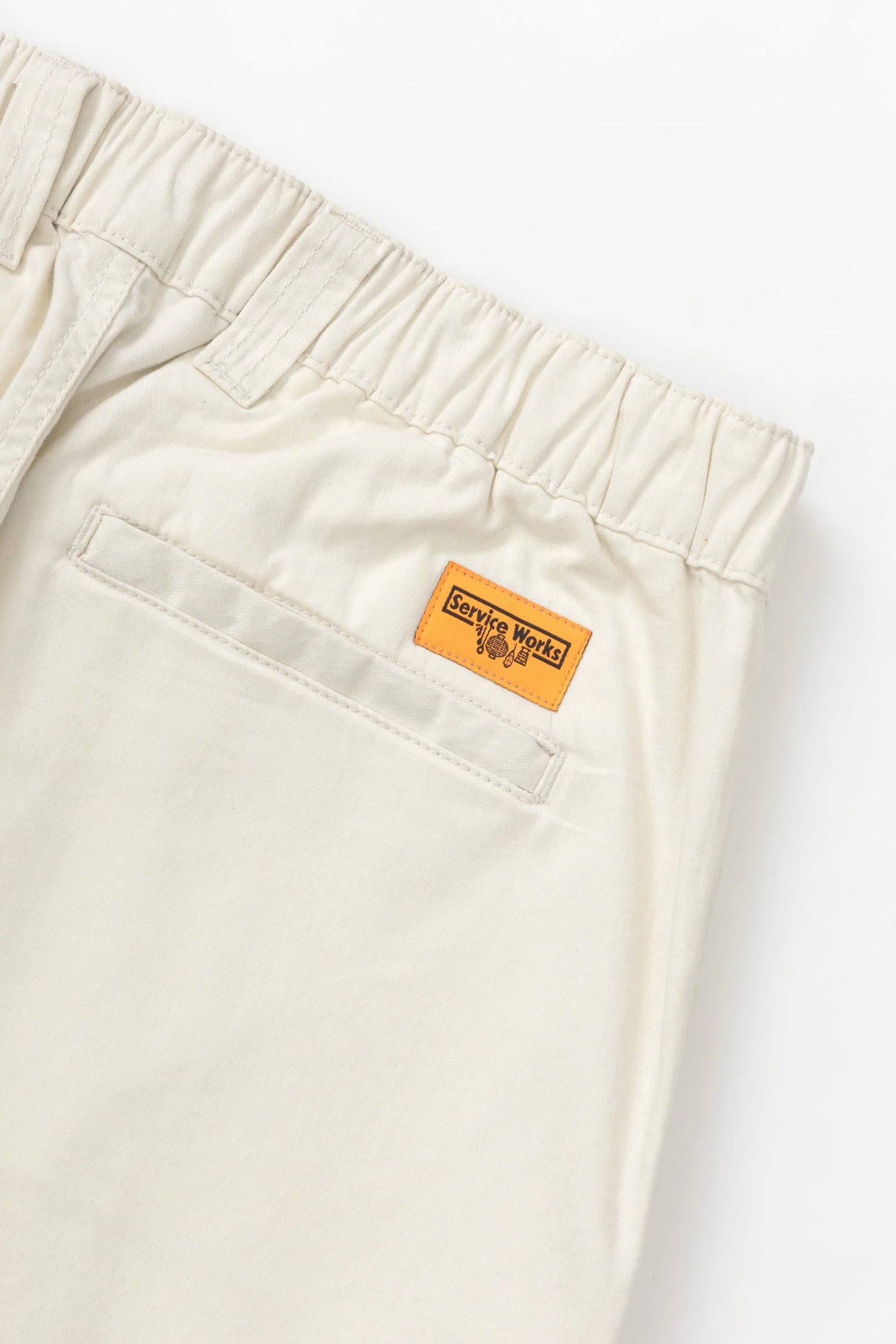Twill Waiter Pants - Off White