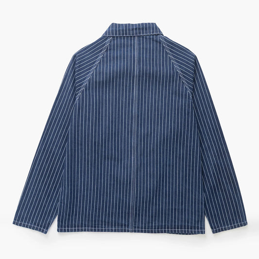 Pinstripe Denim Coverall 2.0 - Indigo