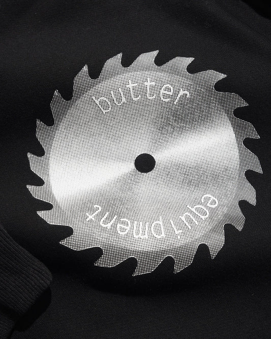 Saw Blade Pullover Hood - Black