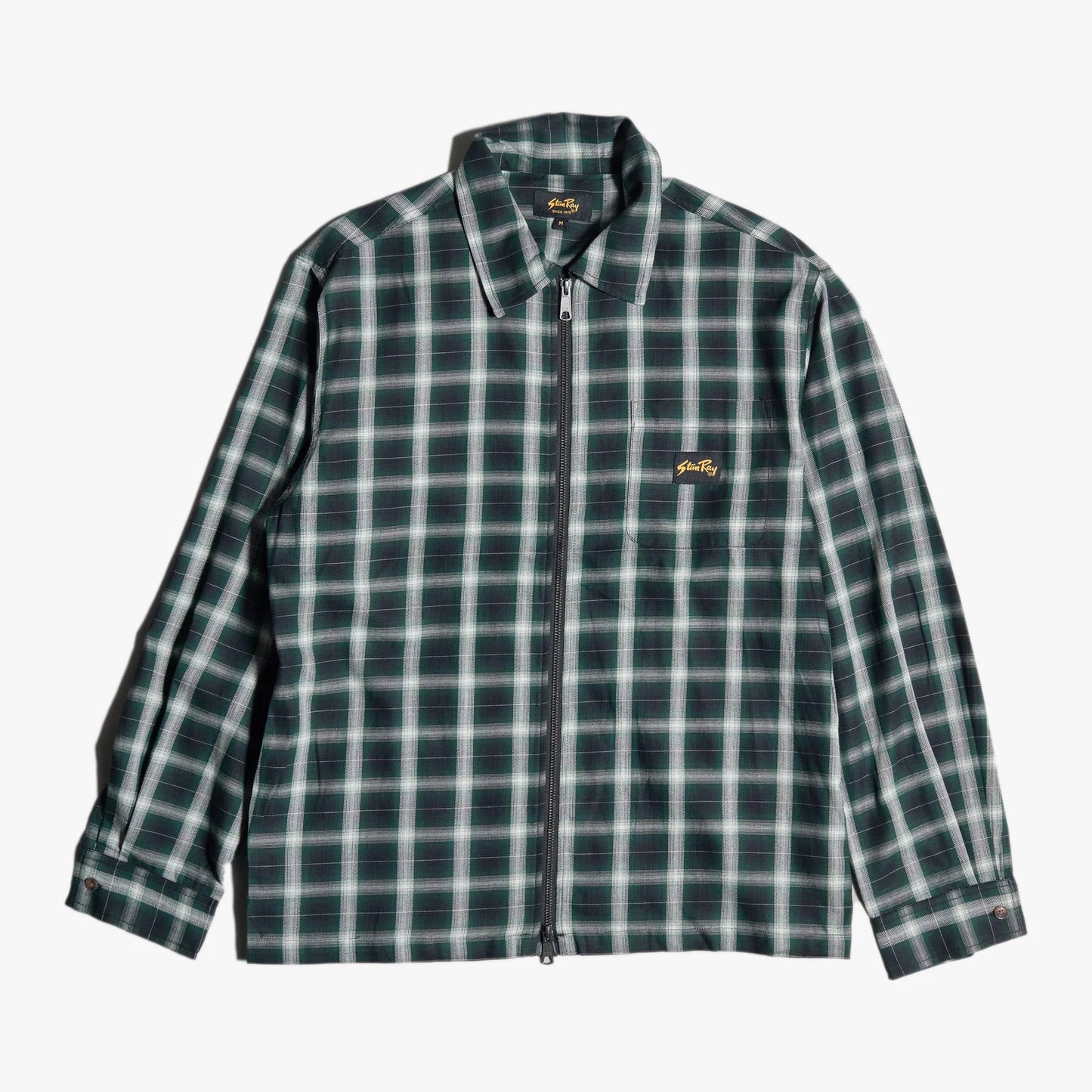 Zip Shirt - Green Check