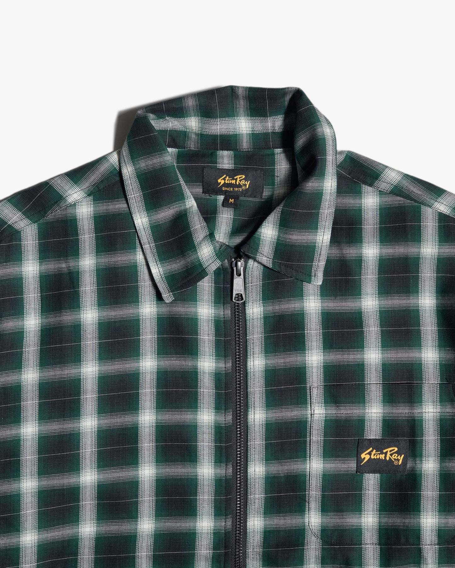 Zip Shirt - Green Check