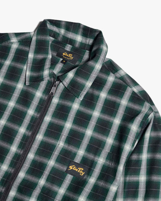 Zip Shirt - Green Check
