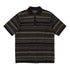 Striped S/S KnIt Polo - Black