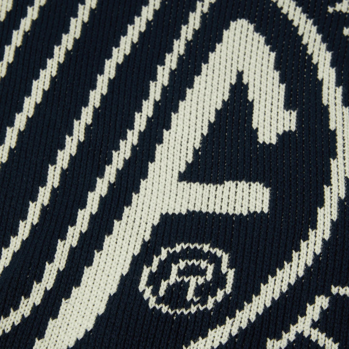 Token Zip Hooded Sweater - Navy