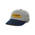 Tide 5 Panel Cap - Washed Grey / Navy