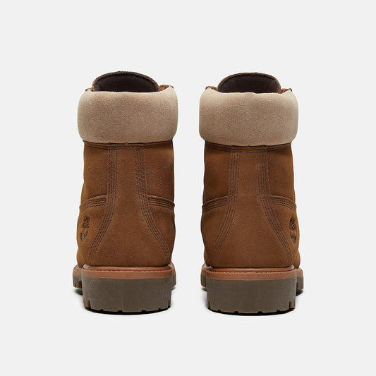 Premium 6” Lace Up Waterproof Boot - Medium Brown Suede