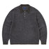 Velvet Knit Polo - Charcoal