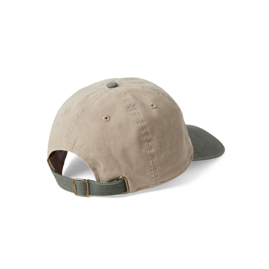 Washed T-Logo Cap - Beige / Moss
