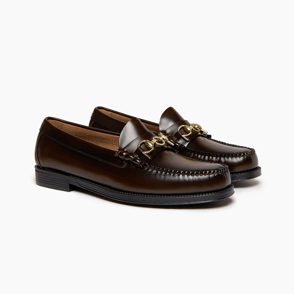 G.H. Bass X POP Trading Company Easy Weejun Lincoln - Chocolate Leather