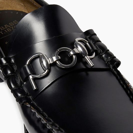 G.H. Bass X POP Trading Company Easy Weejun Lincoln - Black Leather