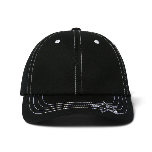 Contrast H Star Snapback - Black