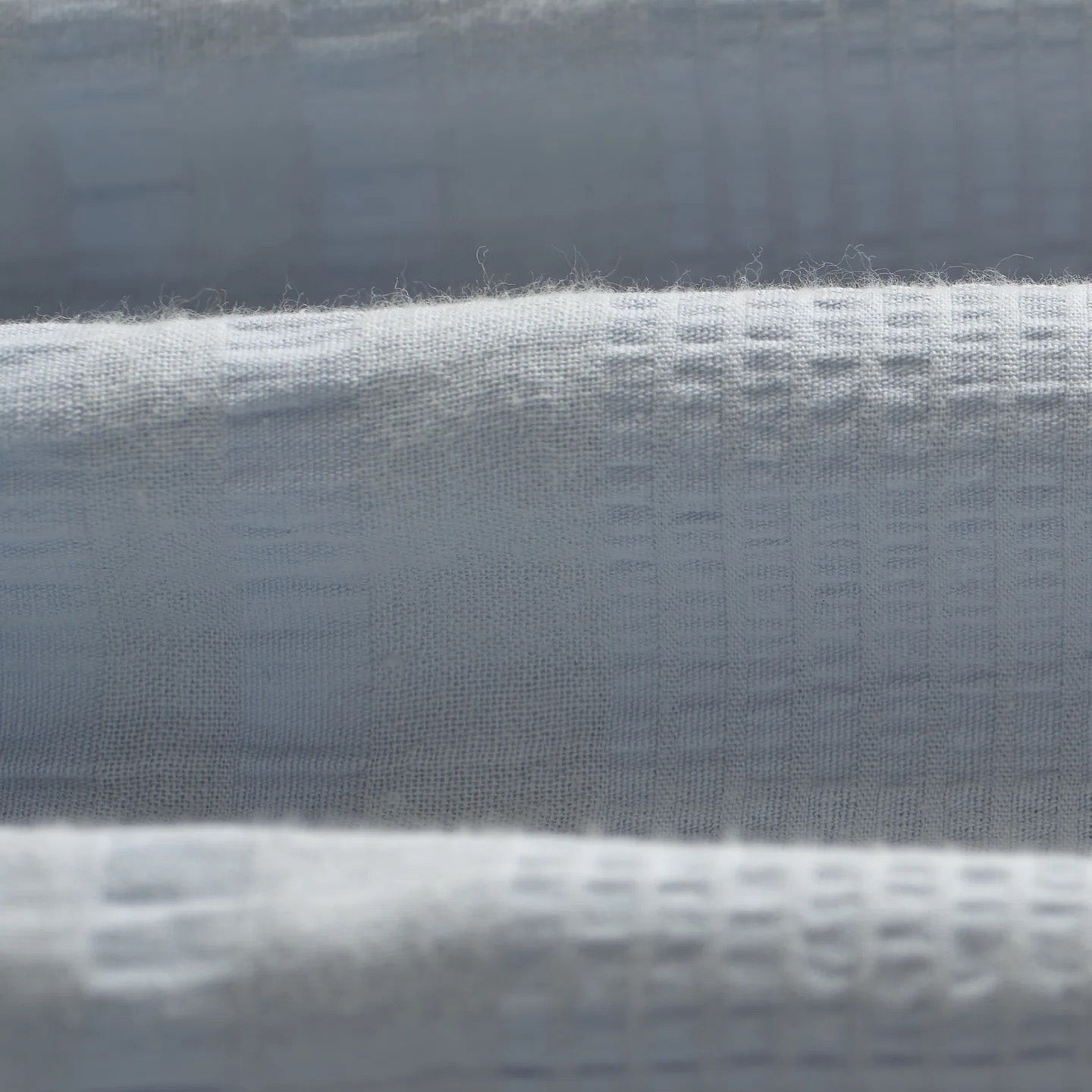 Didcot SS Shirt, Double Weave Seersucker - Blue