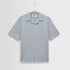 Didcot SS Shirt, Double Weave Seersucker - Blue