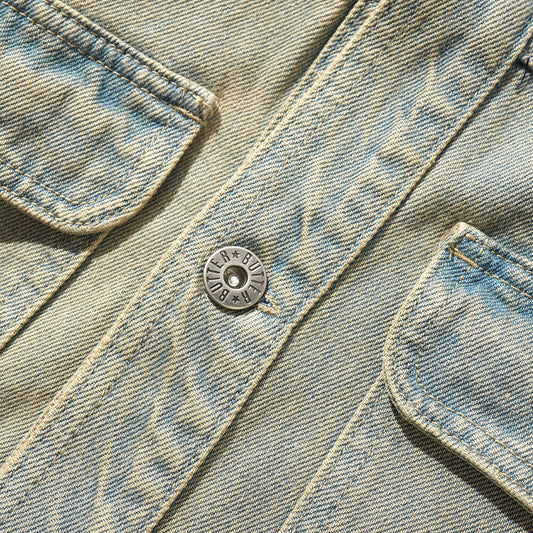 Garage Denim Jacket - Sunfade Blue