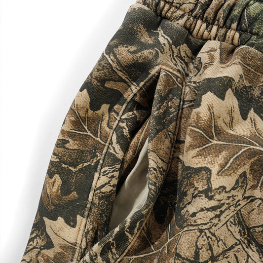 Fleece Shorts - Forest Camo