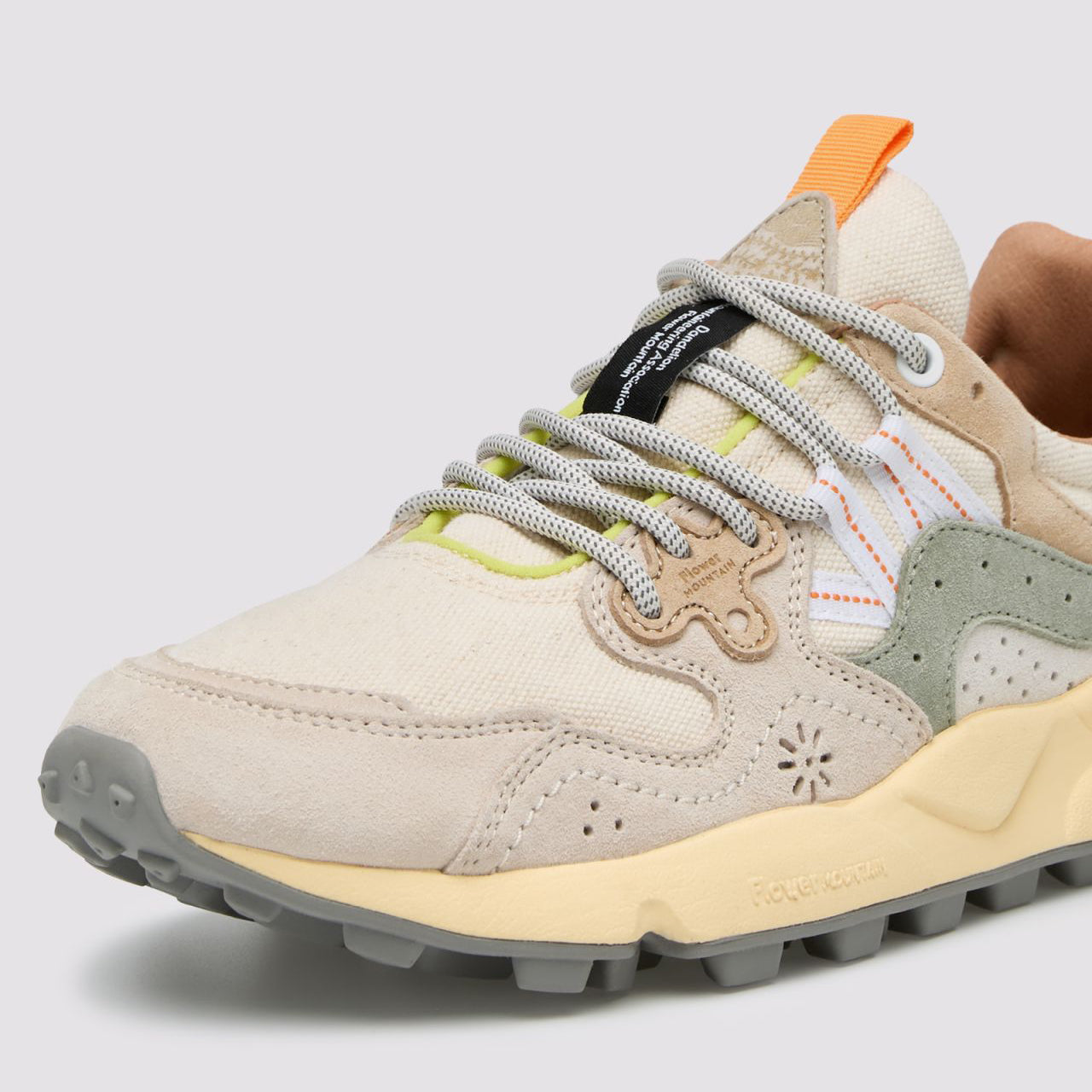 Yamano 3 Uni, Suede / Canvas - Off White / Sage