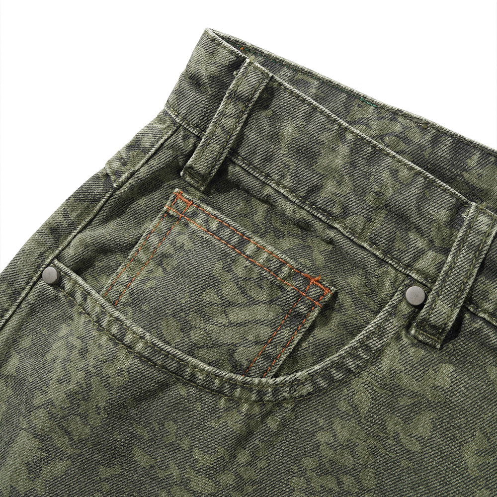 Garage Denim Jeans - Lowland Camo