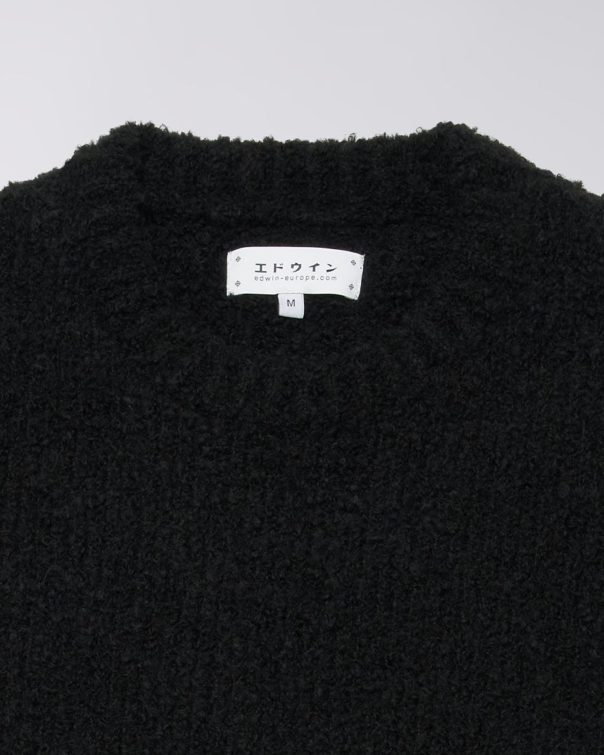 Dun Textured Sweater - Black