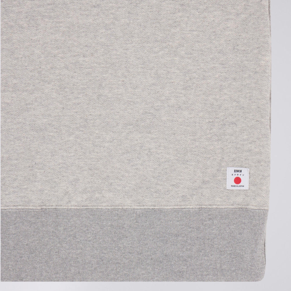 Made In Japan Raglan Sleeve Crew - Grey (Garment Washed)