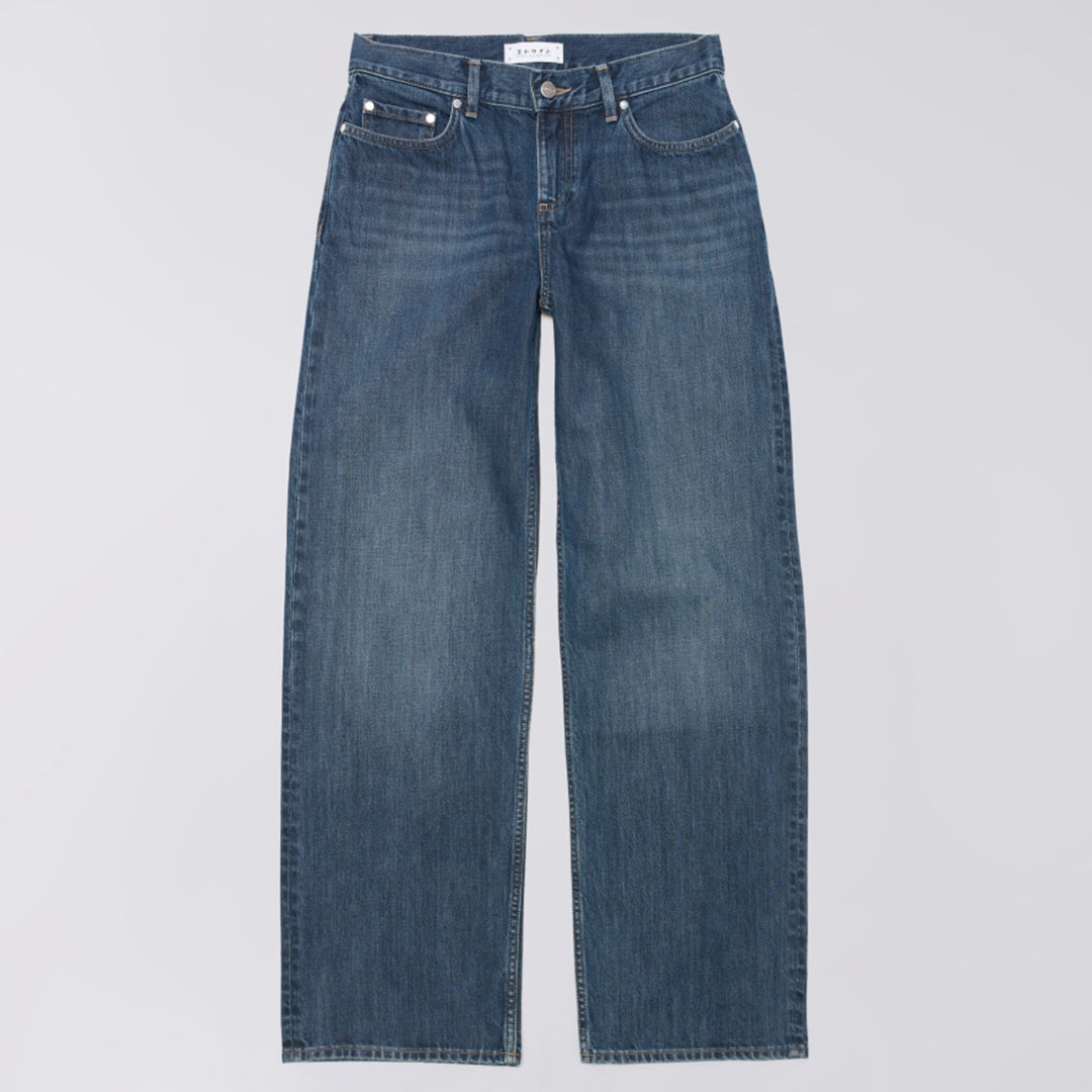 Women's Lexie Pant, Menlo Blue Denim 12.5oz- Blue diopside wash